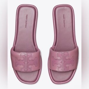 NWT-TORY BURCH-DOUBLE T SPORT SLIDE